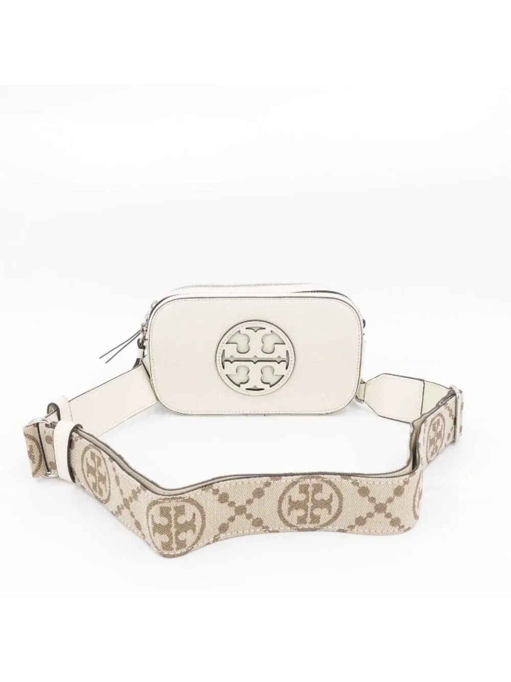 Tory Burch Miller Mini Crossbody Bag New Ivory OS